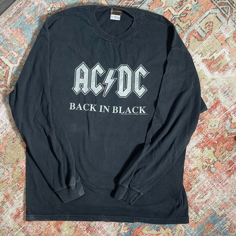 Vintage AC/DC long sleeve shirt size XL